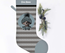 DIY-Nähset - Nikolaussocke - Softshell - KEEP COOL AND WARM SMILE - Bär - Thorsten Berger