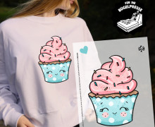 Onkel Bo's Bügelbilder - DIN A4 - Cupcake - BIG
