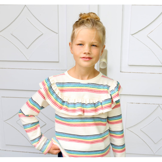 eBook Ruffle-Shirt Girls" süßes Rüschenshirt  /Schnittmuster