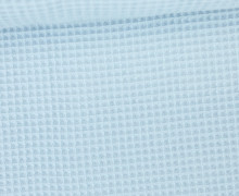 Waffel Piqué - Baumwolle - Babyblau