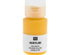 Acrylfarbe - Acrylini - 22ml - Matt - Geruchsarm - Rico Design - Goldgelb