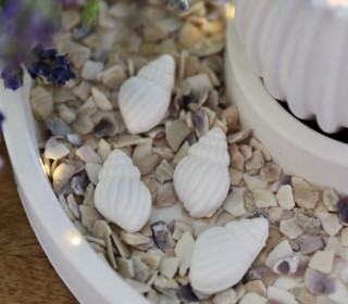 Silikon - Gießform - Mini Muscheln & Seestern - Maritim - Muscheln 3 - vielfältig nutzbar
