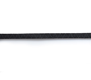 Super-Elastic - Elastisches Gummiband - Hohe Dehnfähigkeit - 7mm x 3m - Prym - Schwarz