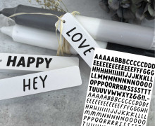 Rub-On Sticker - Buchstaben - Tante Henni Rub-Ons - vielfältig nutzbar