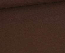 Viskose - Blusenstoff - Mischgewebe -  Sandwashed - Uni - Dunkelbraun
