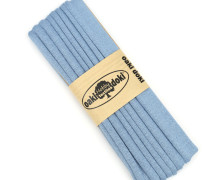 2 Meter Jersey Paspelband - 1,2cm x 2m - Zugeschnitten - oaki doki - Taubenblau (003)