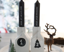 Silikon - Gießform - Stabkerzenhalter - Haus - Groß - vielfältig nutzbar