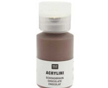 Acrylfarbe - Acrylini - 22ml - Matt - Geruchsarm - Rico Design - Schokobraun