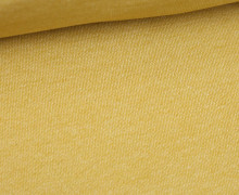 Seemannssweat - French Terry  - Melange - Senfgelb