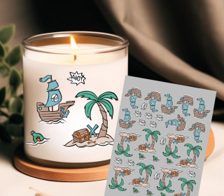 Rub-On Sticker - Schatztag - Tante Henni Rubon - vielfältig nutzbar