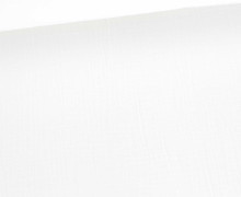 Musselin - Muslin - Double Gauze - 280cm - Extrabreit - Uni - Weiß - Schnuffeltuch - Windeltuch