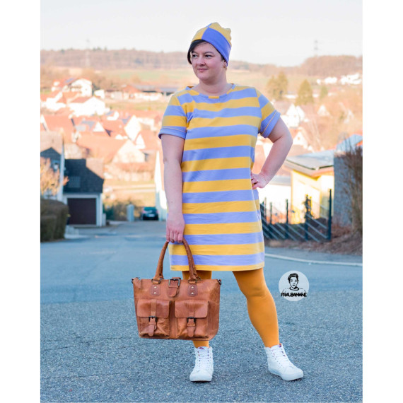 Sommersweat - Just Stripes! - Uni - Flieder