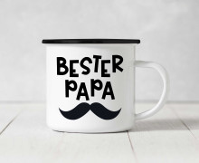 Emaille Becher - Bester Papa
