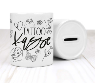 Keramik-Spardose - Tattoo Kasse