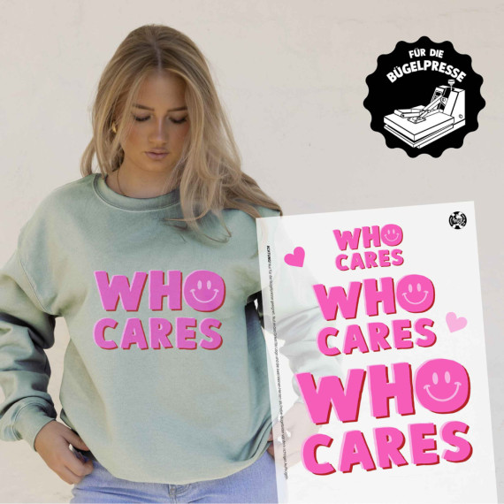 Onkel Bo's Bügelbilder - DIN A4 - Who Cares - BIG