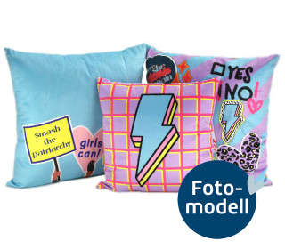 FOTOMODELL - Kissen-Set fertig genäht - The Future Is Female - Blitz - Lausemia Design Studio