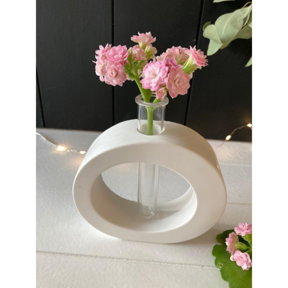 Silikon - Gießform - Reagenzglashalter - Vase / Kerzenhalter - Quadrat - 2 in 1 - vielfältig nutzbar