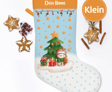 DIY-Nähset - Nikolaussocke - KLEIN - Softshell - Snowmania