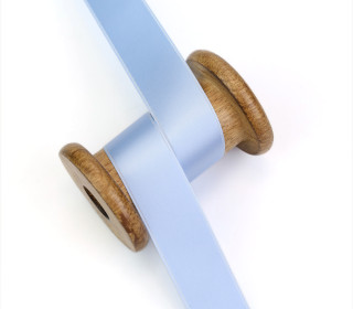 1 Meter Satinband - Hellblau - Schleifenband - Zierband - 25mm - Uni