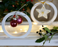 Silikon - Gießform - Dekoring Stecker - mit Loch zum Aufhängen - für Steckleisten - Lichtdeko - vielfältig nutzbar