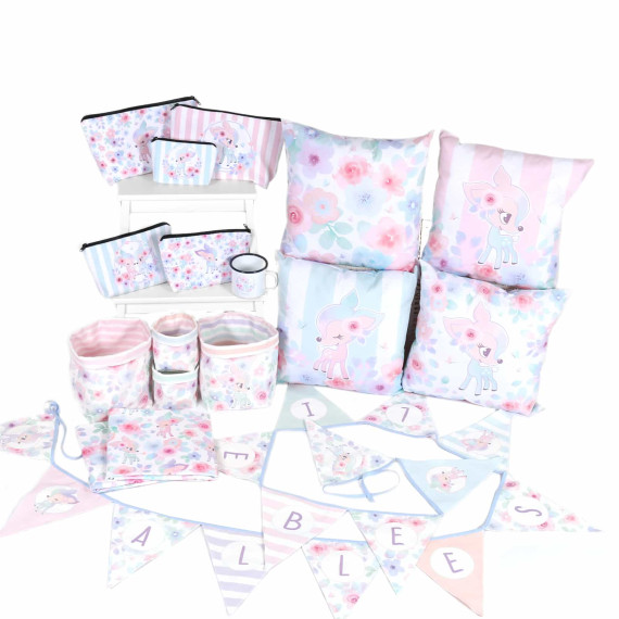 Kissenstoff - DIY - Kissen - BlossomKitz - Blumen - NIKIKO - abby and me
