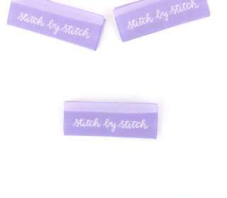 1 Label - stitch by stitch - Flieder - Hamburger Liebe