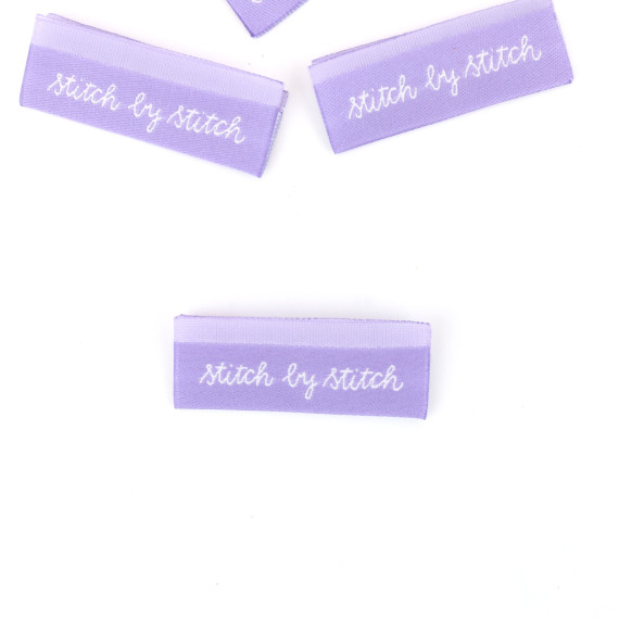 1 Label - stitch by stitch - Flieder - Hamburger Liebe