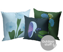 Kissenstoff - DIY - Kissen-Set - Modern Folk Flowers - Outdoorstoff - abby and amy