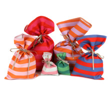 DIY-Nähset - 6 Geschenkbeutel - Set -  Just Stripes! - Soft Canvas - abby and amy