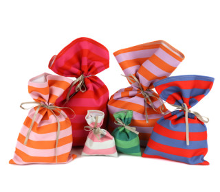 DIY-Nähset - 6 Geschenkbeutel - Set -  Just Stripes! - Soft Canvas - abby and amy