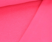 Teddy Fleece - Doubleface - uni - Neonpink