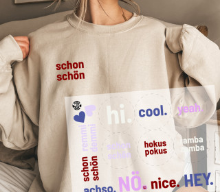 Onkel Bo's Bügelbilder - DIN A4 - schon schön - Rund - BIG