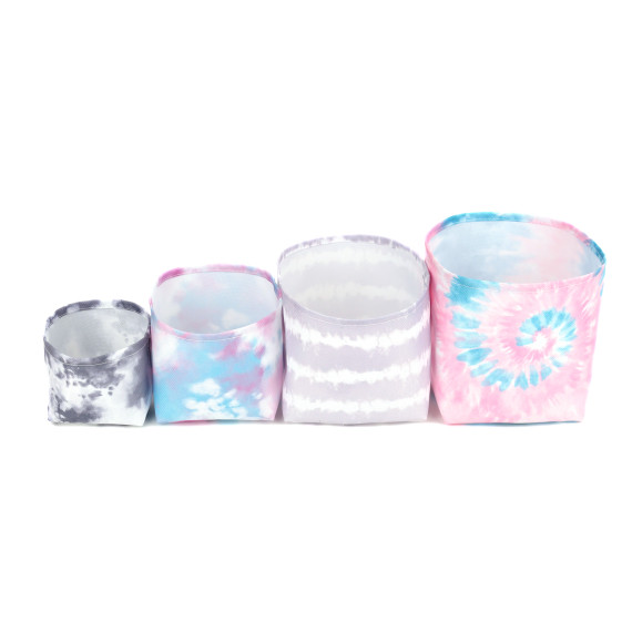 DIY-Nähset - Blumentopf - Utensilo - Tie-Dye Love - Batik - abby and amy