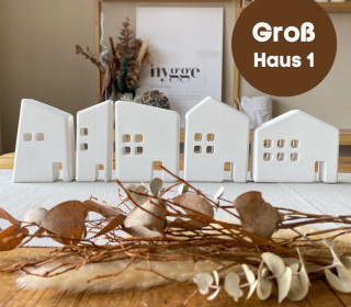 Silikon - Gießform - Wohnhaus - Haus 1 - GROß - vielfältig nutzbar