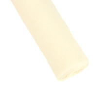 Floristenkrepp - Blumenkrepp - Krepppapier - 1 Rolle - 50cm x 250cm - uni - Warmweiß