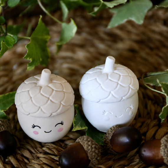Silikon - Gießform - Niedliche Eichel - Mini - Herbstdeko - vielfältig nutzbar