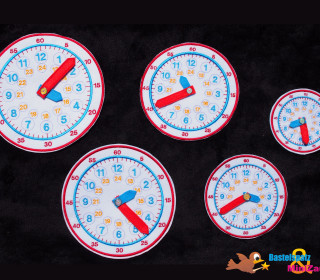 ITH Stickdatei Set - Uhr 10x10 / 13x18 / 16x26 / 18x30 / 20x20 / 20x30