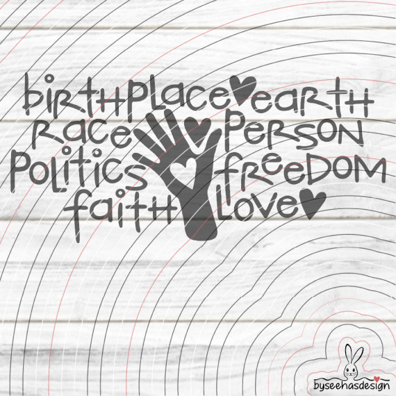 faith love Plotterdatei SVG DXF