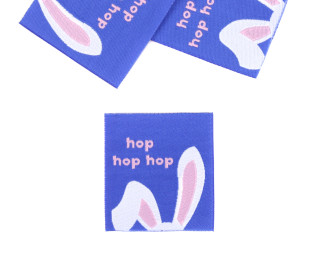 1 Label - hop hop hop - Blau