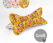 DIY-Nähset - Leseknochen - Groß - Blumig - Velvet - abby and amy