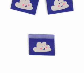 1 Label - Wolke - Royalblau - jojulein design