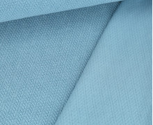 Strick Frottee Jersey - Uni - Hellblau
