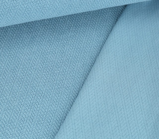 Strick Frottee Jersey - Uni - Hellblau