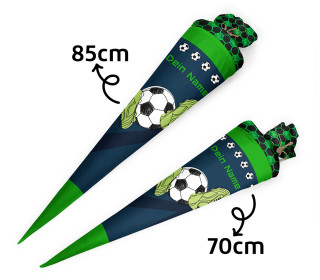 DIY-Nähset Schultüte - Konfigurator - Fußball - Velvet - personalisiert