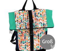 DIY-Nähset - Rucksack - Nepal - Spikes and Dots - abby and amy