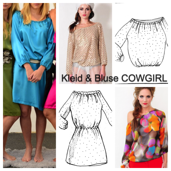 EBOOK - COWGIRL - Bluse& Kleid -  Gr.34-44 -  Stolls