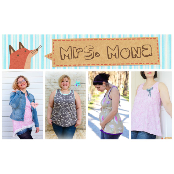 Ebook -  Mrs. Mona Gr. XS - XXL  Shirt/Top