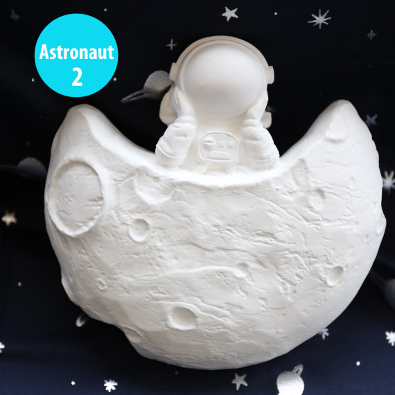 Silikon - Gießform - Astronaut auf dem Mond - Astronaut 2 - vielfältig nutzbar