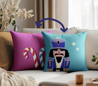 Genähtes Kissen inkl. Inlet - Nutcracker - Zuckerstange - Hamburger Liebe - Mein Hanseherz