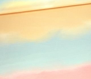 Sommersweat - Tie-Dye Love 2.0 - Batik - Streifen - Bunt - Paneel - Bio Qualität - abby and me